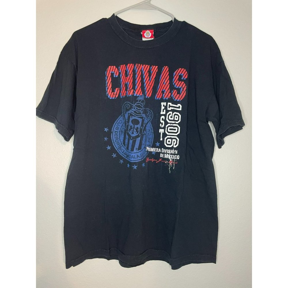 Chicas Soccer Black Tshirt Size‎ L